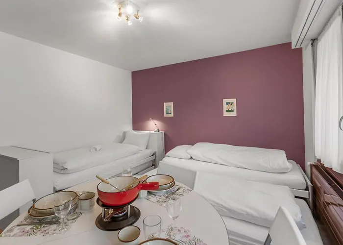 Chaleureux Avec Terrasse Appartamento Crans-Montana