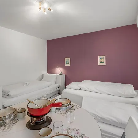 Chaleureux Avec Terrasse Апартаменты Кран-Монтана